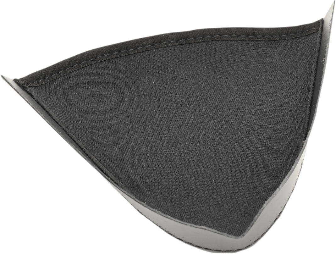 Black Z1R Rise Chin Curtain with adjustable straps, designed for Z1R motorcycle helmets.