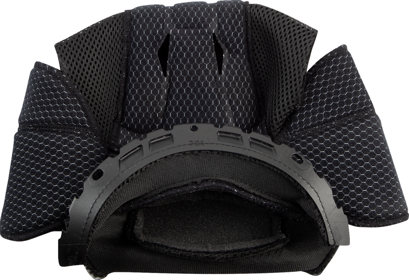 Black AFX FX-37X Liner helmet in small size, designed for safety and comfort, with visible interior padding and sleek black finish.