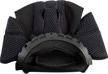Black AFX FX-37X Liner helmet in small size, designed for safety and comfort, with visible interior padding and sleek black finish.