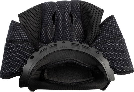 Black AFX FX-37X Liner helmet in small size, designed for safety and comfort, with visible interior padding and sleek black finish.