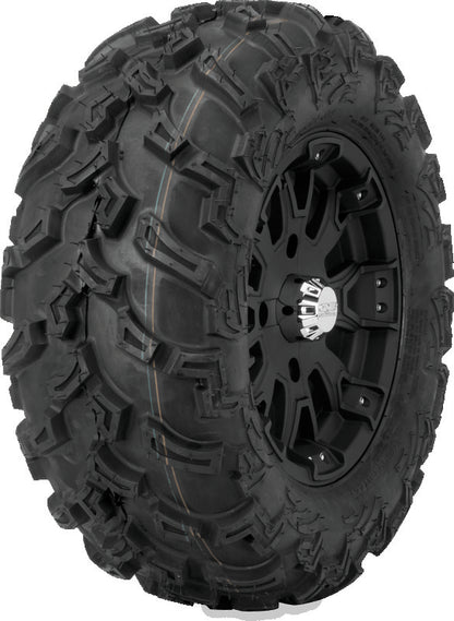 QuadBoss QBT447 utility tire for ATV and UTV, 26x11-14 size, 6-ply off-road performance tire with rugged tread design