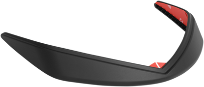 Bill's Exhausts SHOW CHROME black Fender Tip Accent for engine front, designed for stylish vehicle enhancement.
