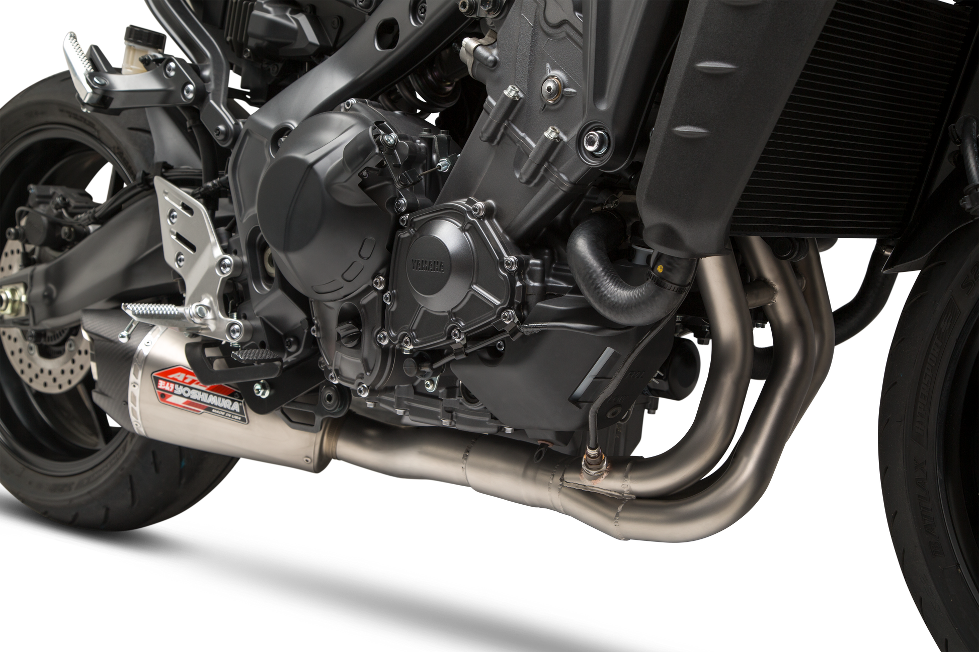YOSHIMURA, Yoshimura 13992AP521 Exhaust Race AT2 Full System SS/SS/CF for Yamaha