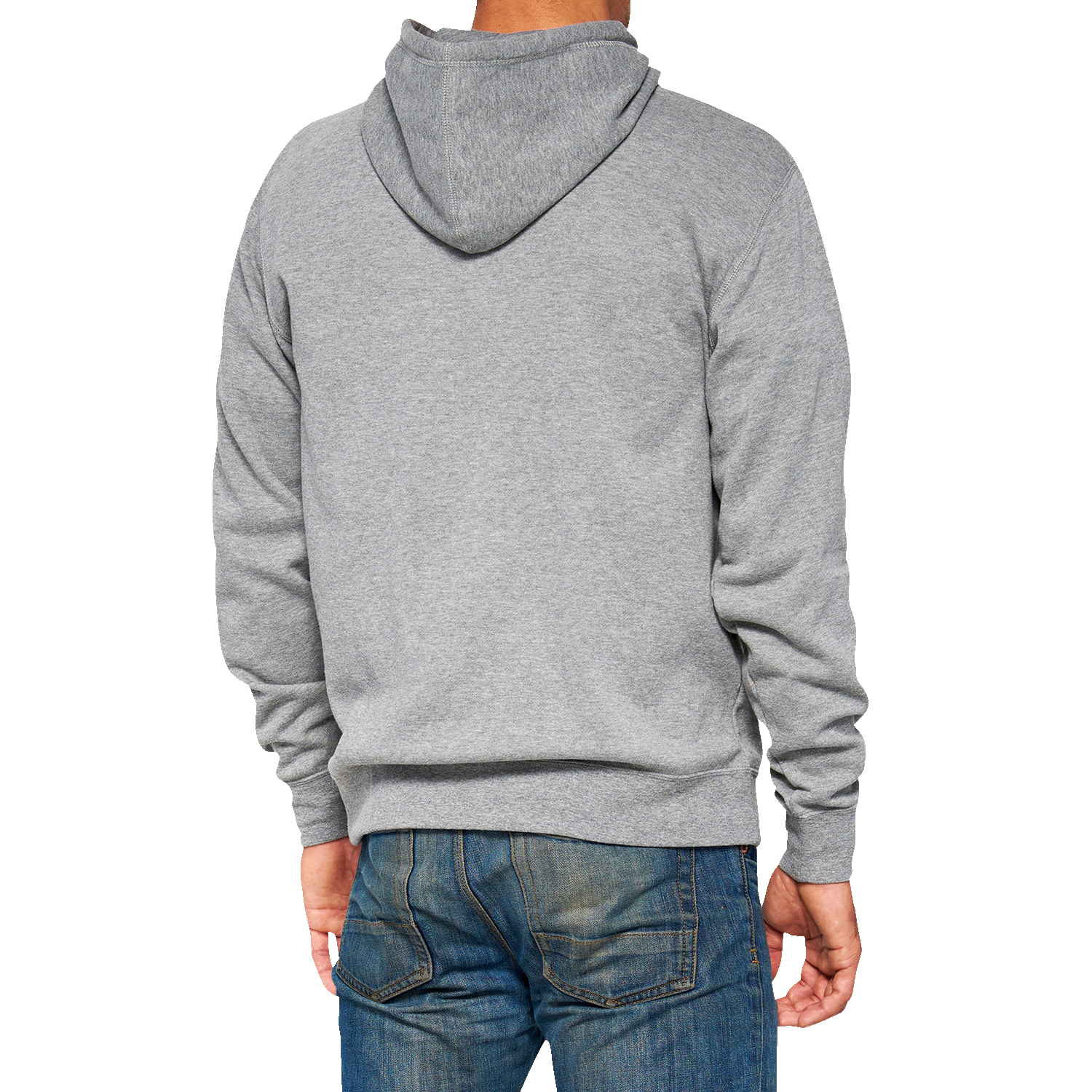 100% Icon Pullover Hoodie - Gray - XL 20029-00018 - Howling Moto