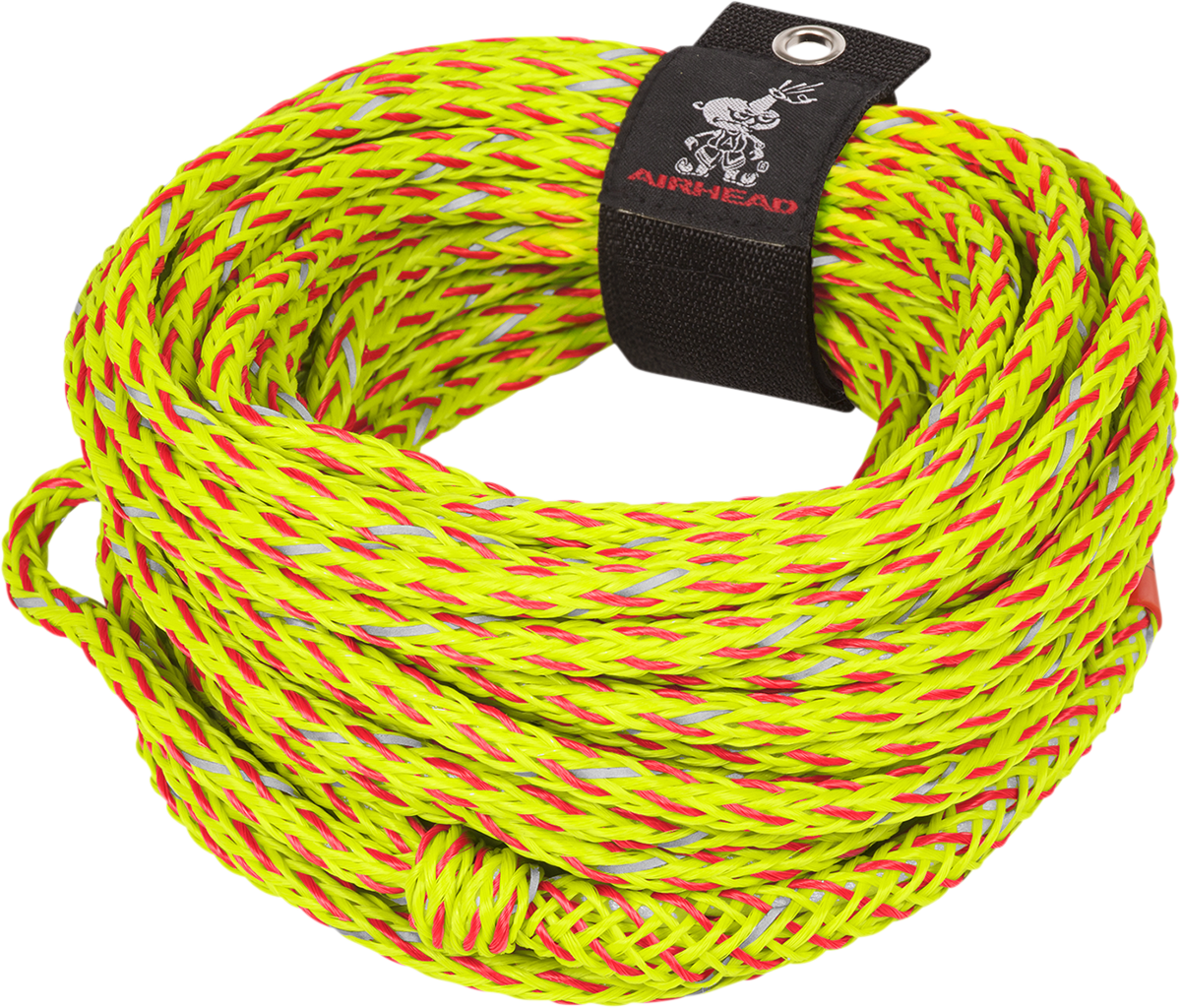 Bill's Exhausts AIRHEAD SPORTS GROUP reflective water rope for 2 riders, featuring bright safety reflectors and durable design.