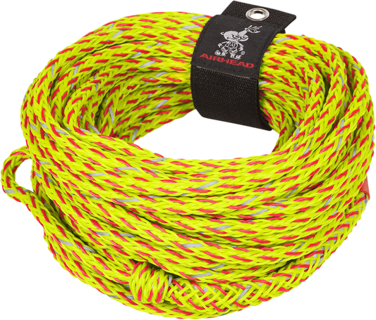 Bill's Exhausts AIRHEAD SPORTS GROUP reflective water rope for 2 riders, featuring bright safety reflectors and durable design.