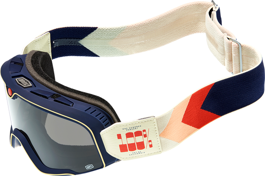 100% Barstow Goggles - Teluride - Smoke 50000-00007 - Howling Moto