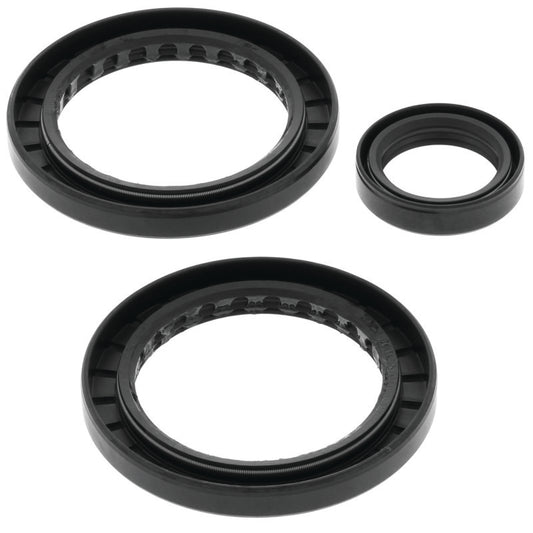 QuadBoss rear differential seal kit for Polaris ATV models, showing the set of seals and components in the image.