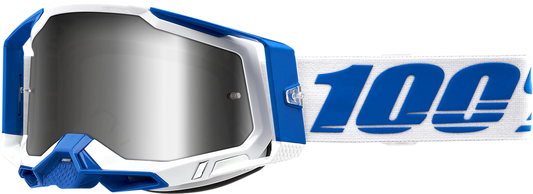 100% Racecraft 2 Goggles - Isola - Flash Silver 50010-00005 - Howling Moto