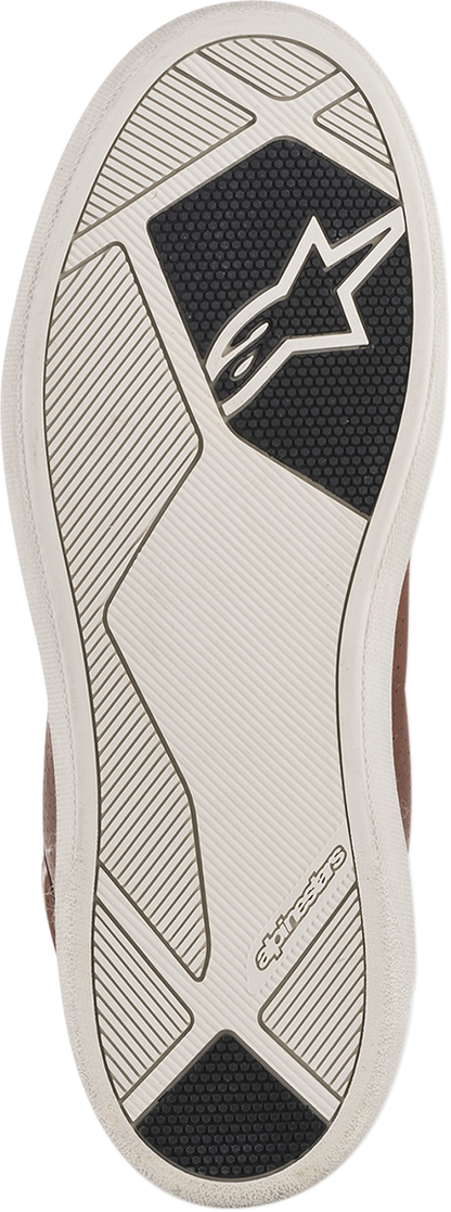 Alpinestars J-Cult Drystar® Shoes in brown, US size 10, displayed with detailed design and durable construction.