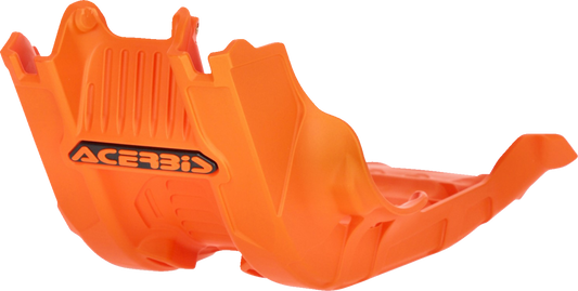 Acerbis OEM orange skid plate for KTM and Husqvarna motorcycles, body protection part with product code 2979445226.