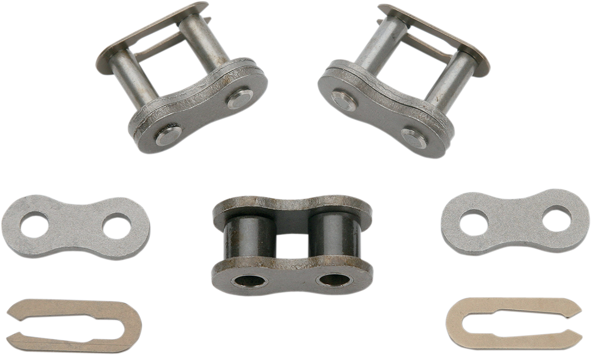 PARTS UNLIMITED 530H Chain Repair Kit T530H4 for standard chains, including chain links and repair tools, on a plain background.