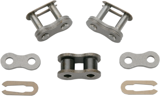 PARTS UNLIMITED 530H Chain Repair Kit T530H4 for standard chains, including chain links and repair tools, on a plain background.