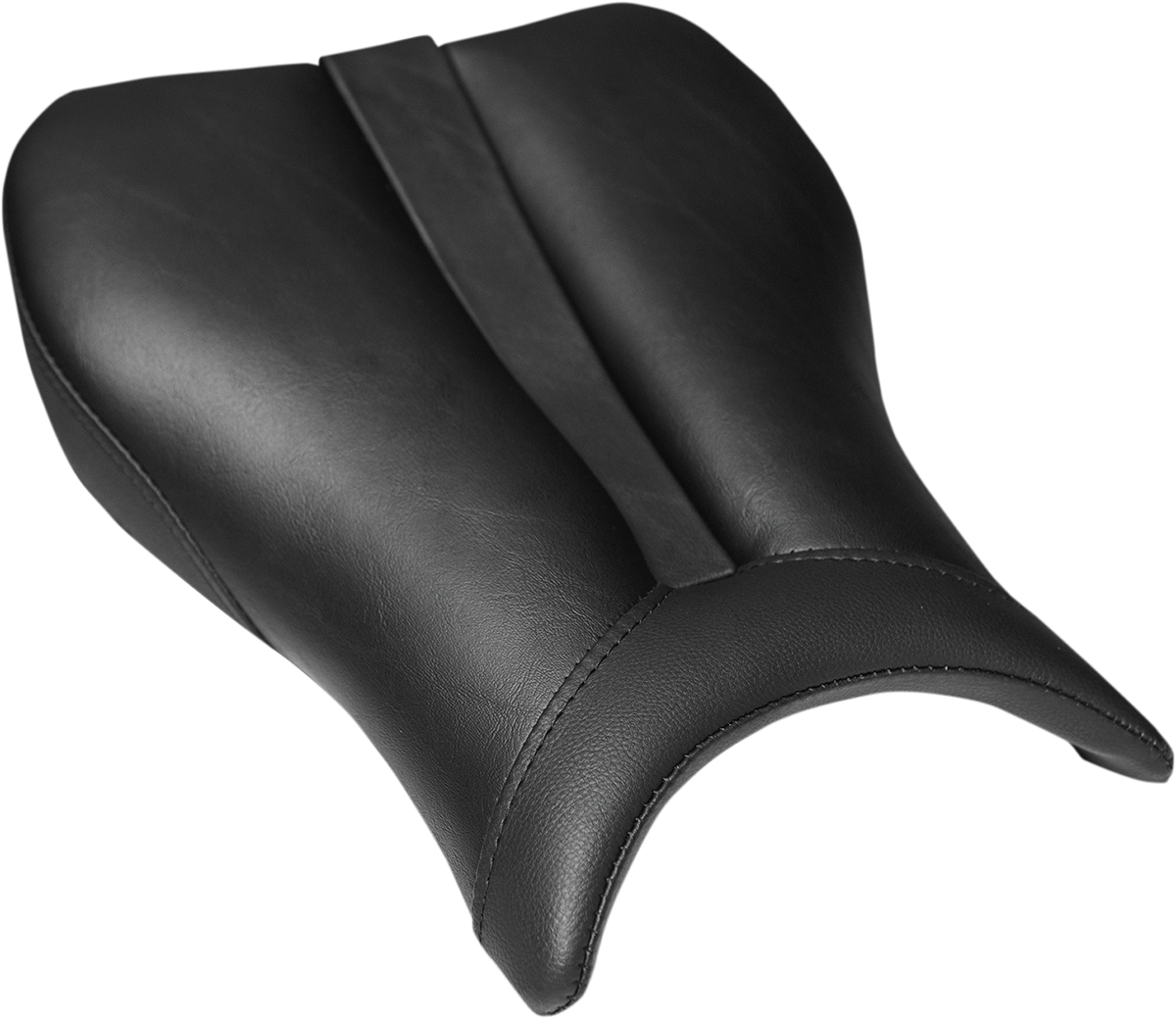 Black Saddlemens Gel Channel Sport Seat for CBR1000 motorcycle, featuring a comfortable, streamlined design for sport riding.