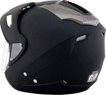 Bill's Exhausts AFX FX-50 helmet in matte black, 2XL size, showing a sleek motorcycle helmet with smooth matte finish.