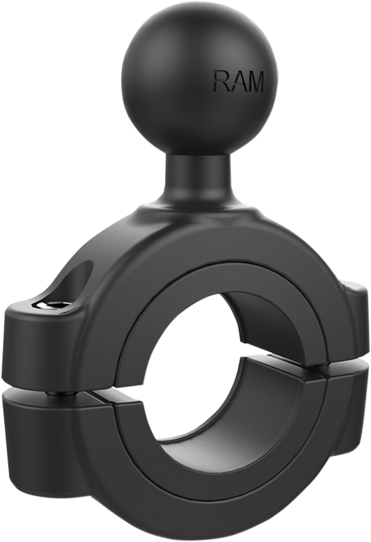 RAM MOUNTS Ball Mount with Bar Clamp Base for engine, fits 1-1/8" to 1-1/2" sizes, by Bill's Exhausts.