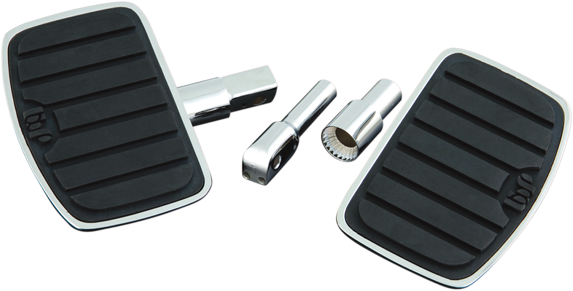 Bill's Exhausts SHOW CHROME Cruise Board System 21-421T engine component with chrome finish and mounting hardware.