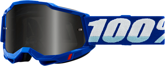 100% Accuri 2 Sand Goggles - Blue - Smoke 50020-00002 - Howling Moto