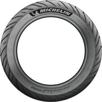 Michelin Anakee Road front motorcycle tire 120/70R19 with 60V load index, shown in a close-up view.