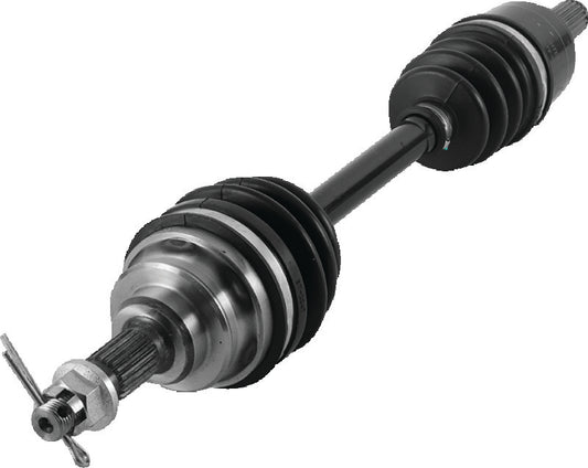 QuadBoss front left replacement axle for Honda TRX500FA FourTrax Foreman Rubicon 2005-2007, showing the axle shaft and joint.