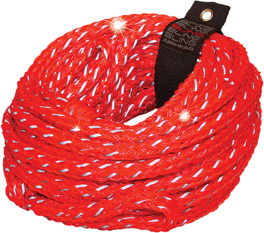 Bill's Exhausts AIRHEAD SPORTS GROUP Bling 4-Rider water tube rope, durable and bright for water sports activities.