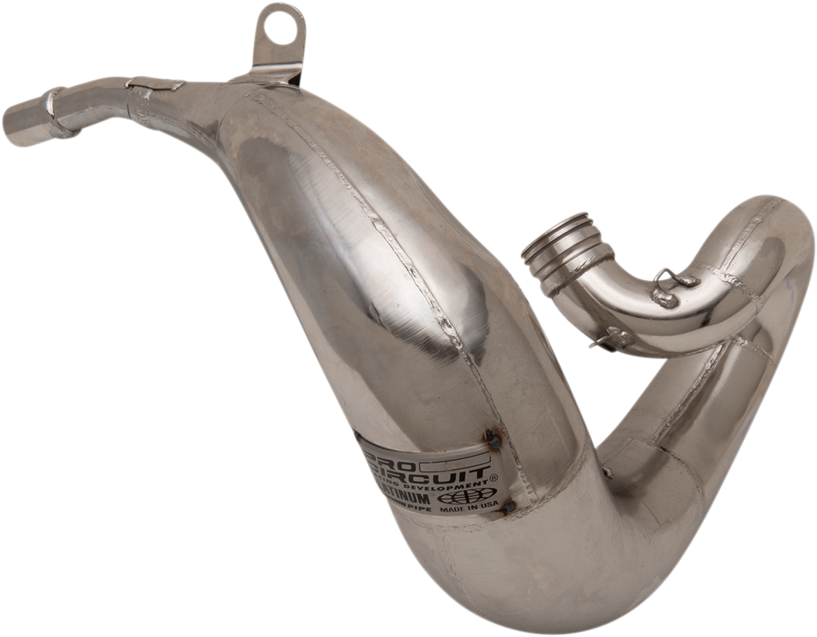 Pro Circuit Platinum Pipe 0852030 for enhanced motorcycle performance and durability, shown in the product image.