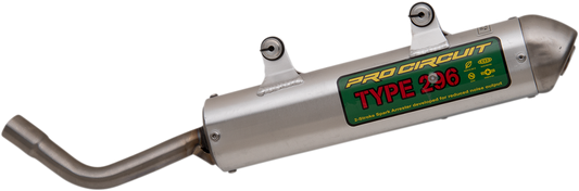 Pro Circuit 296 spark arrestor for motorcycle exhaust, designed to reduce noise in sensitive riding areas.