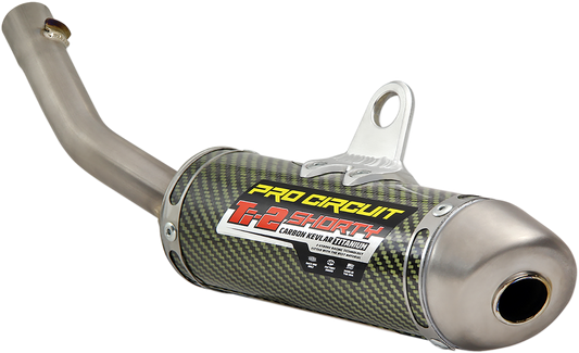 PRO CIRCUIT Ti-2 Silencer motorcycle exhaust, lightweight and designed for closed-course racing, shown in the product image.
