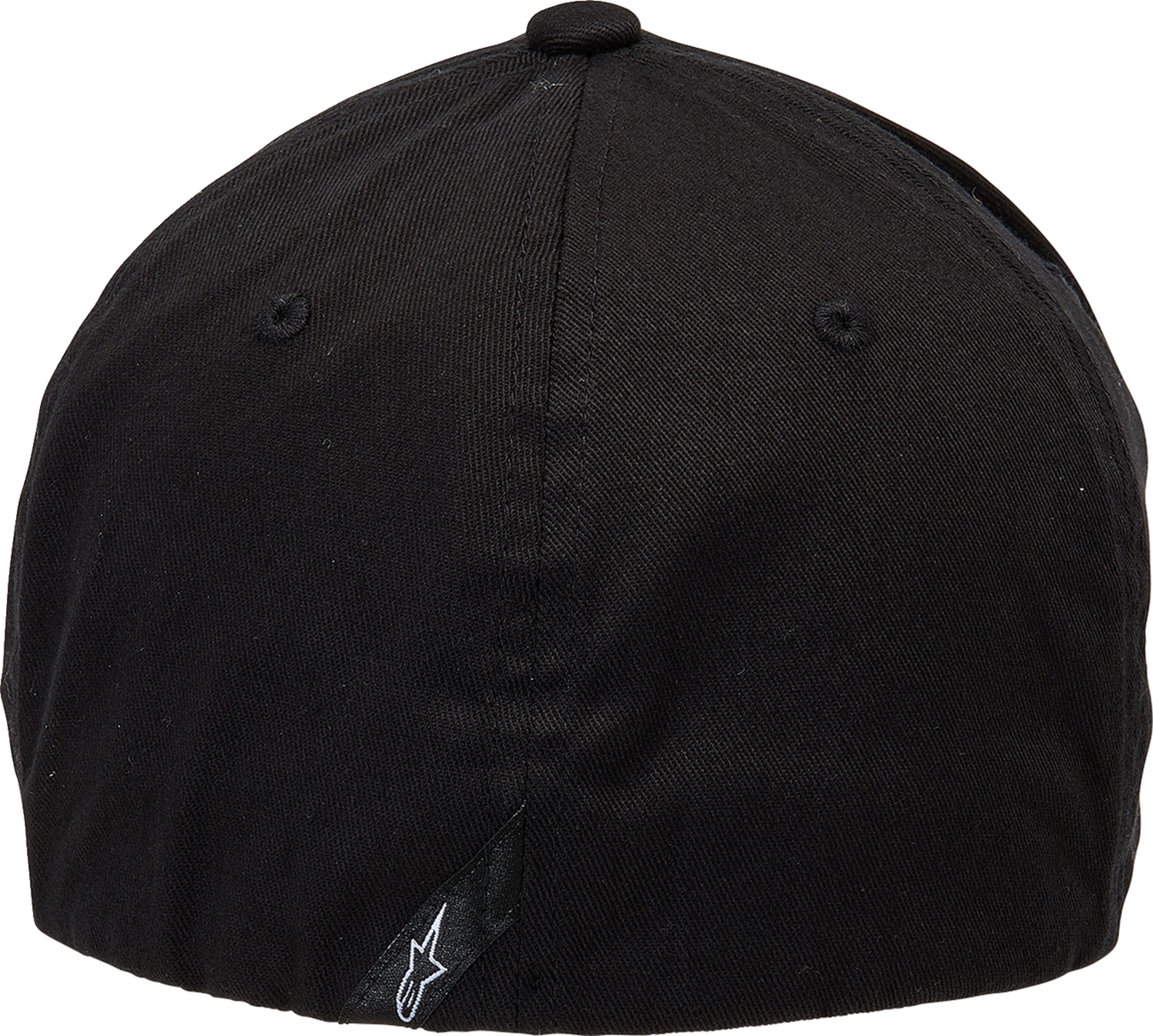 Black and light aqua Alpinstars Ageless Curve Hat in size L/XL, featuring a curved brim and stylish design.