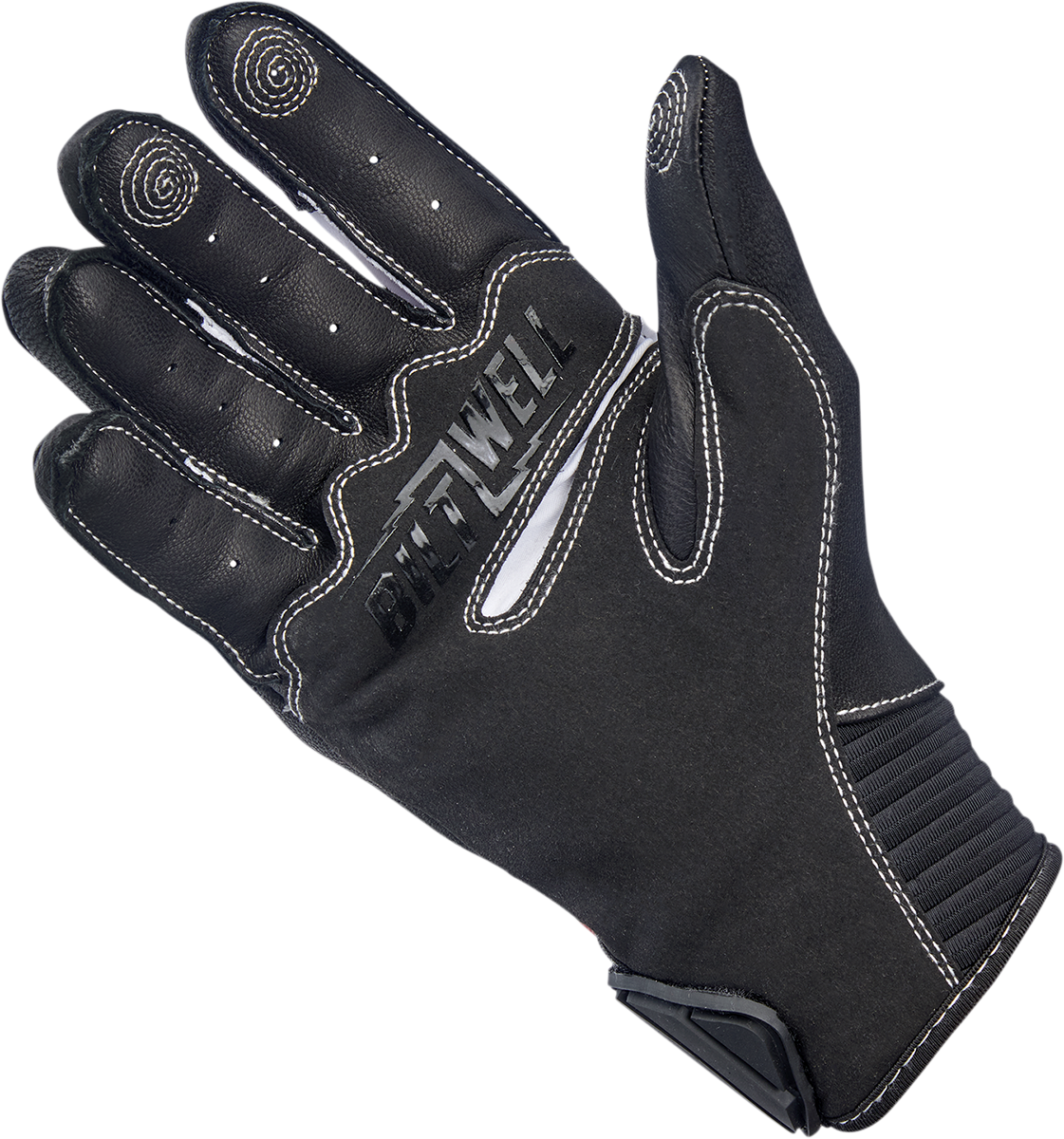 Red BILTWell Bridgeport Gloves for small hands, featuring durable leather construction and secure wrist closures.