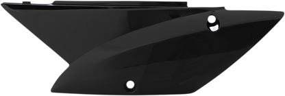 Black Acerbis side panels for motorcycle body, featuring sleek design and durable material, with product code 2780490001.