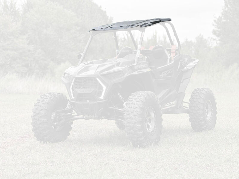 Seizmik Polaris RZR 900-1000 XP composite roof showing sturdy construction and fitment for off-road side-by-side vehicle.