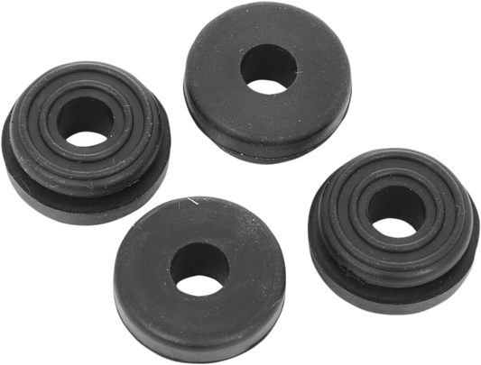 DRAG SPECIALTIES replacement saddlebag grommets, OEM style mounting for hard saddlebags, 4-pack, motorcycle accessory