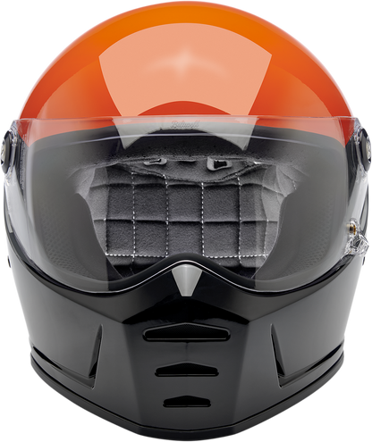 BILTWELL Lane Splitter Helmet - Gloss Podium Orange/Gray/Black - Medium 1004-550-103 - Howling Moto