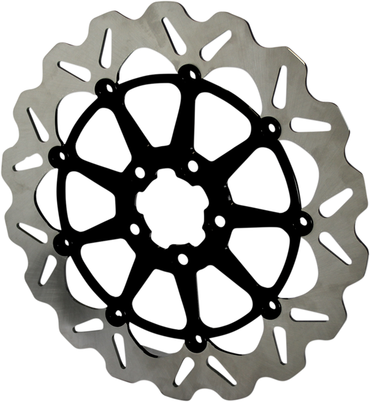 GBRAKES Wave® Rotor - Black - 12.5 inch DF680CWS-B