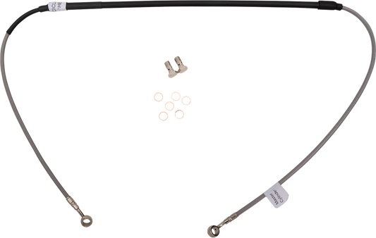 GBRAKES Stainless Steel Brake Line Kit FK003D957-1 for Enhanced Stopping Power