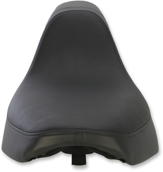 Z1R Predator Seat for VN800 motorcycle, smooth black seat with sleek design and mounting hardware visible.