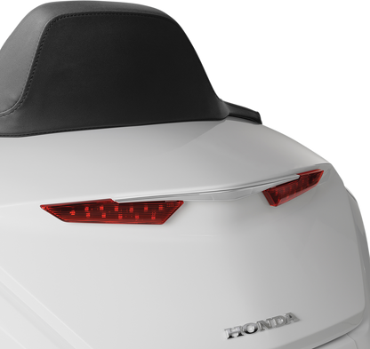 Bill's Exhausts Show Chrome LED trunk light for GL1800 engine, bright chrome finish with LED illumination.