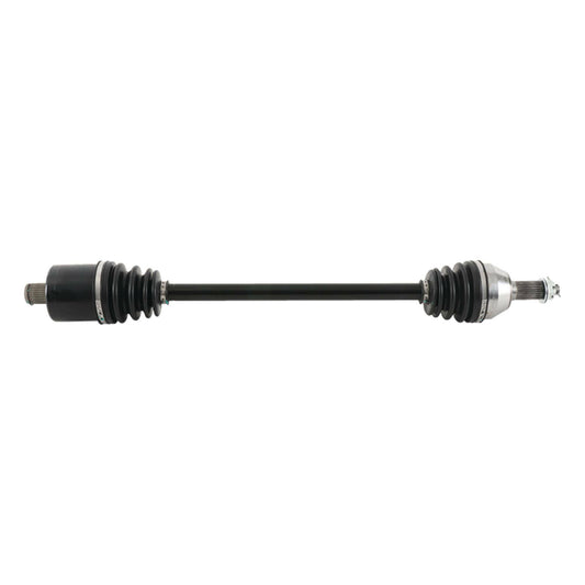 ALL BALLS axle for precise OEM fitment and durability, shown in the image with detailed metal construction.