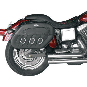 Saddlemen S4 Drifter Slant Saddlebags – Rigid-Mount Quick-Detach | 3501-0232