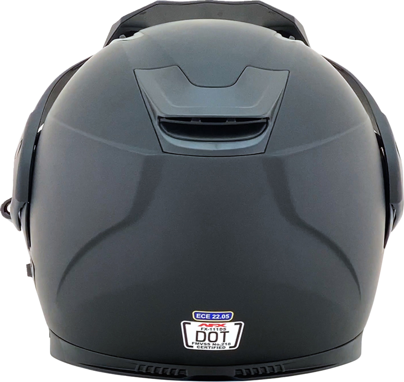 Bill's Exhausts AFX FX-111DS snow helmet in matte black, electric design, XS size, shown with secure strap and ventilation details.