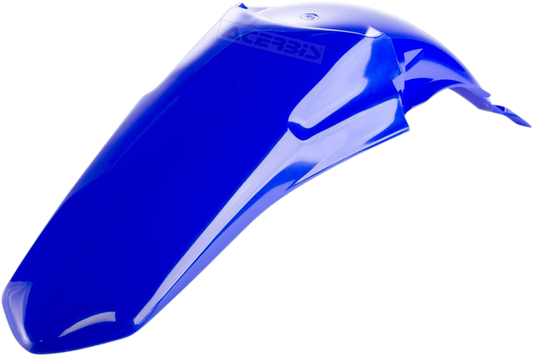 Blue Acerbis rear fender for motorcycles, body part, designed for durable protection and aesthetic appeal.