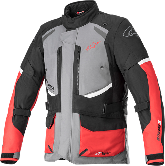 ALPINESTARS Andes v3 Jacket - Gray/Black/Red - Large 3207521-9018-L - Howling Moto