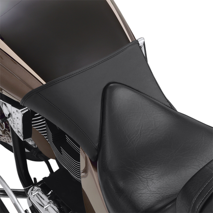 Bill's Exhausts Show Chrome Mini Bra Gas Tank for Victory V30-107BK engine, with chrome finish and detailed branding.