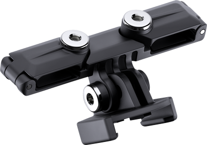 Bill's Exhausts SP CONNECT Saddle Case Set for phones, black waterproof saddle bag with secure mounting and protective features.
