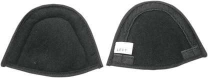 Bill's Exhausts AFX FX-200 Ear Cover Set for helmets, size L/2XL, featuring comfortable ear protection in black.