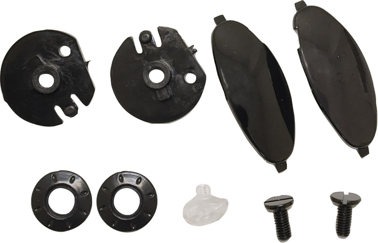 Bill's Exhausts AFX FX-37X helmet visor screw kit with small screws and hardware for secure visor attachment.