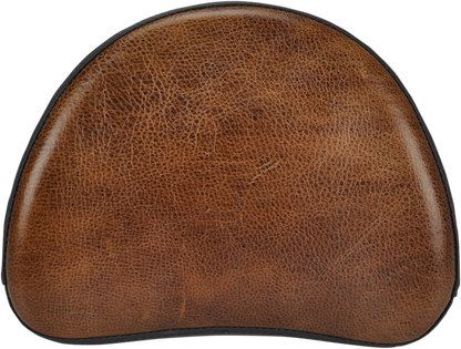 SADDLEMEN Lariat Sissy Pad seat by Bill's Exhausts, featuring padded leather with decorative stitching for motorcycle comfort.