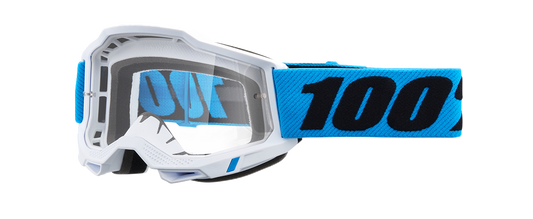 100% Accuri 2 Junior Goggles - Novel - Clear 50024-00009 - Howling Moto