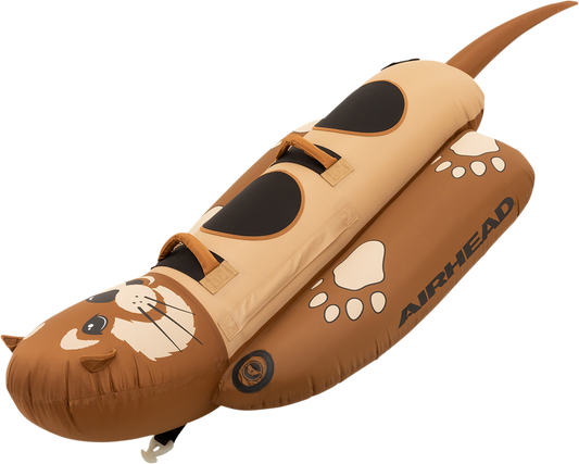 Airhead Sports Group Otter riding tube on water, towable water toy, inflatable boat accessory by Bill's Exhausts